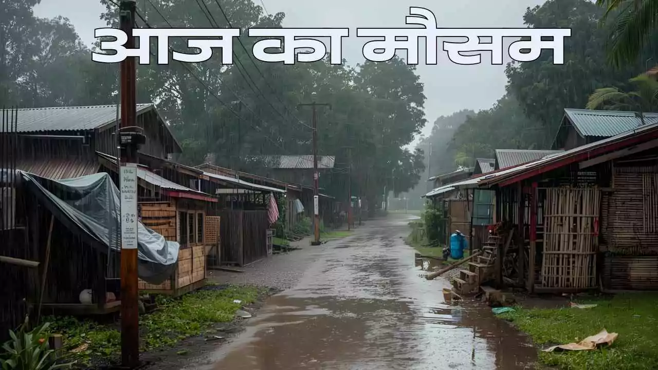 Aaj Ka Mausam: बारिश, धूप और बादल, जाने कहां कहां होगी बारिश और कहां रहेगा मौसम साफ़