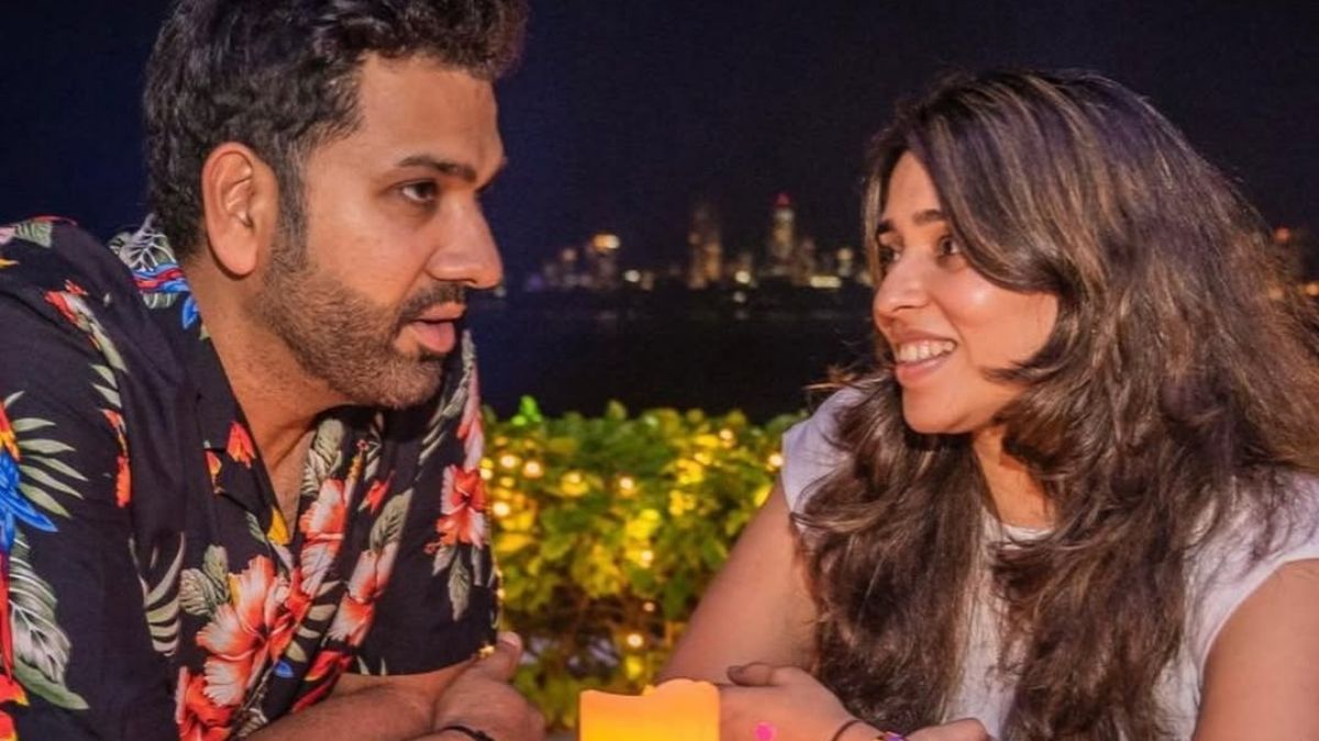 Rohit Sharma's wedding anniversary post goes viral