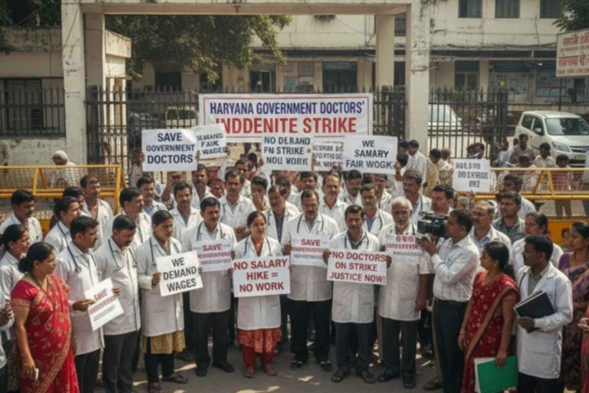 हरियाणा में डॉक्टरों की हड़ताल पर बड़ा फैसला: सरकार ने 4 में से 3 मांगें मानी, SMO भर्ती पर तत्काल रोक हरियाणा में डॉक्टरों की हड़ताल पर बड़ा फैसला: सरकार ने 4 में से 3 मांगें मानी, SMO भर्ती पर तत्काल रोक