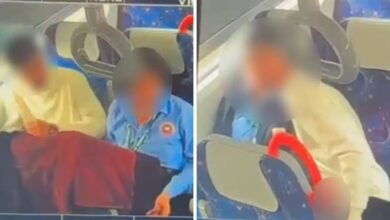 नमो भारत ट्रेन में वायरल वीडियो कांड: छात्र-छात्रा और वायरल करने वाले कर्मचारी पर FIR, CCTV से रिकॉर्डिंग बनी बड़ी वजह नमो भारत ट्रेन में वायरल वीडियो कांड: छात्र-छात्रा और वायरल करने वाले कर्मचारी पर FIR, CCTV से रिकॉर्डिंग बनी बड़ी वजह