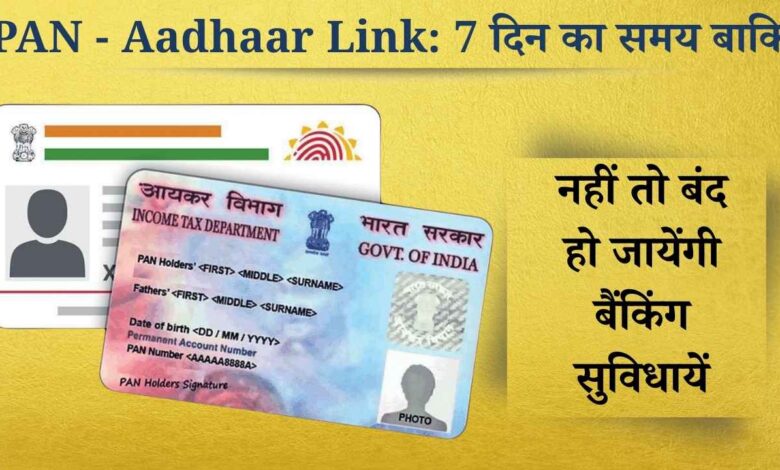 PAN Aadhaar Linking Deadline: 31 दिसंबर के बाद इनएक्टिव हो सकता है इन लोगों का PAN, बैंकिंग और टैक्स पर पड़ेगा सीधा असर