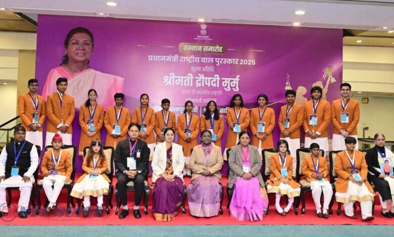 वीर बाल दिवस: राष्ट्रपति मुर्मू ने 20 बच्चों को सम्मानित किया, वैभव सूर्यवंशी और श्रवण सिंह को मिला पुरस्कार