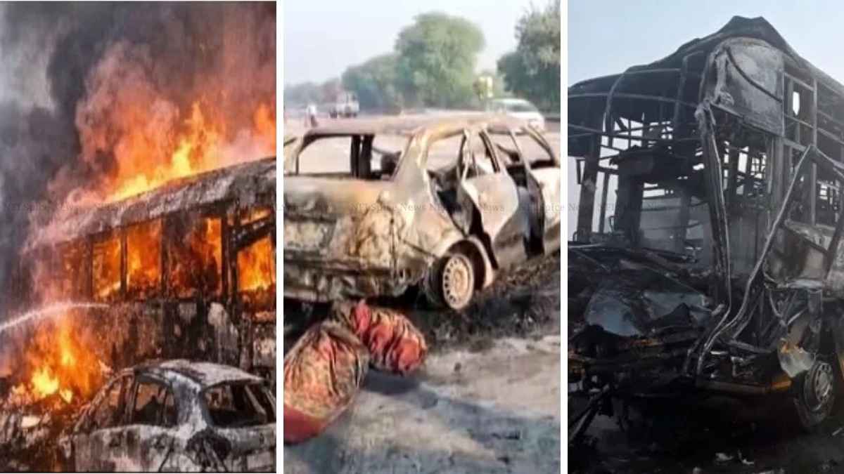 यमुना एक्सप्रेसवे हादसा: आग में घिरी बस से बच्चों को बाहर फेंक गई मां, खुद रह गई अंदर जलती बस, आखिरी फैसले और एक मां की कहानी