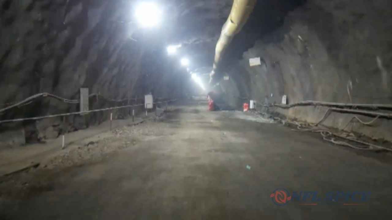 1.5 किमी बुलेट ट्रेन टनल के अंदर का नजारा